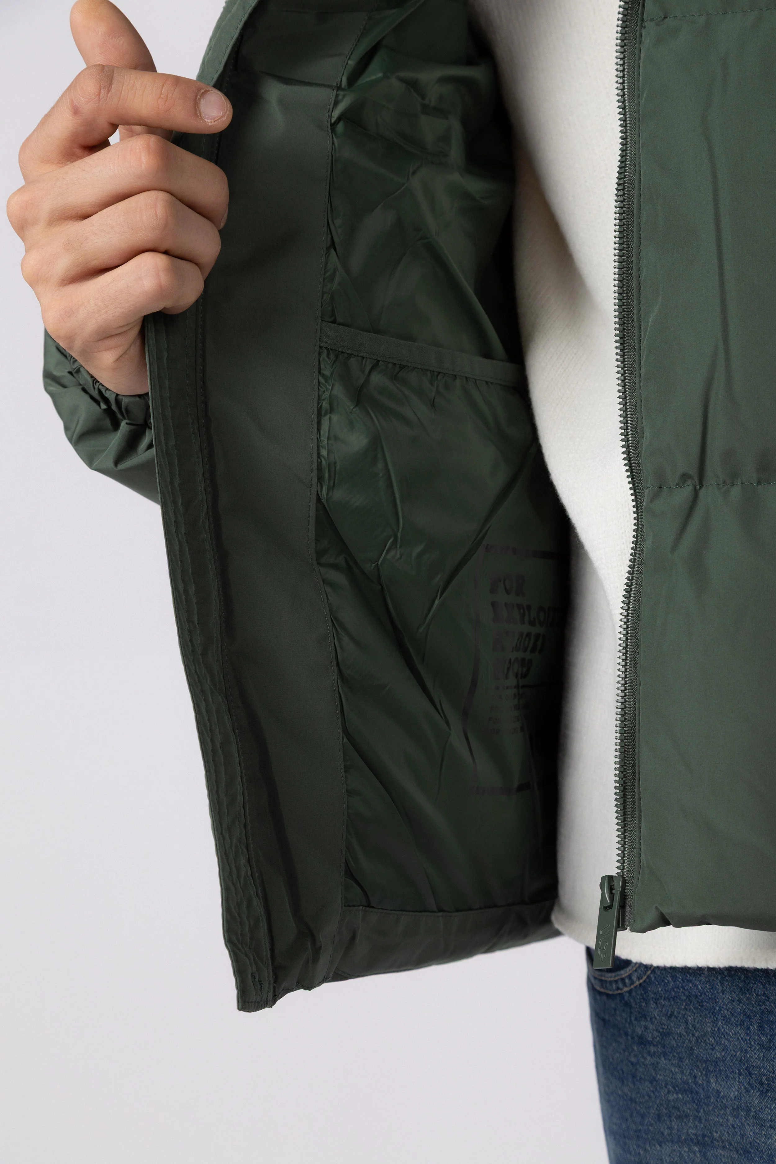Campera Puffer Cronos Militar - Image 5
