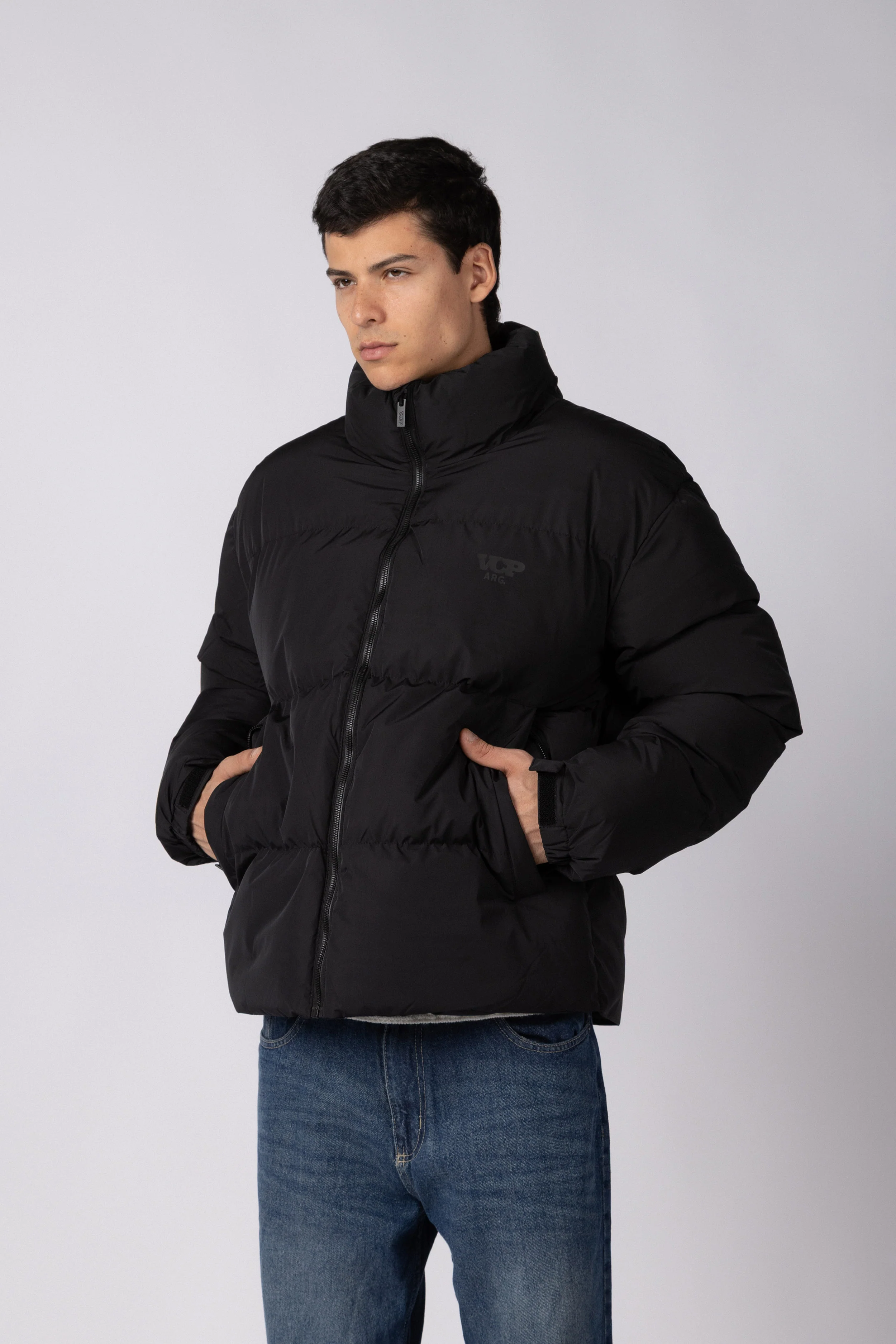 Campera Puffer Cronos Negra - Image 8