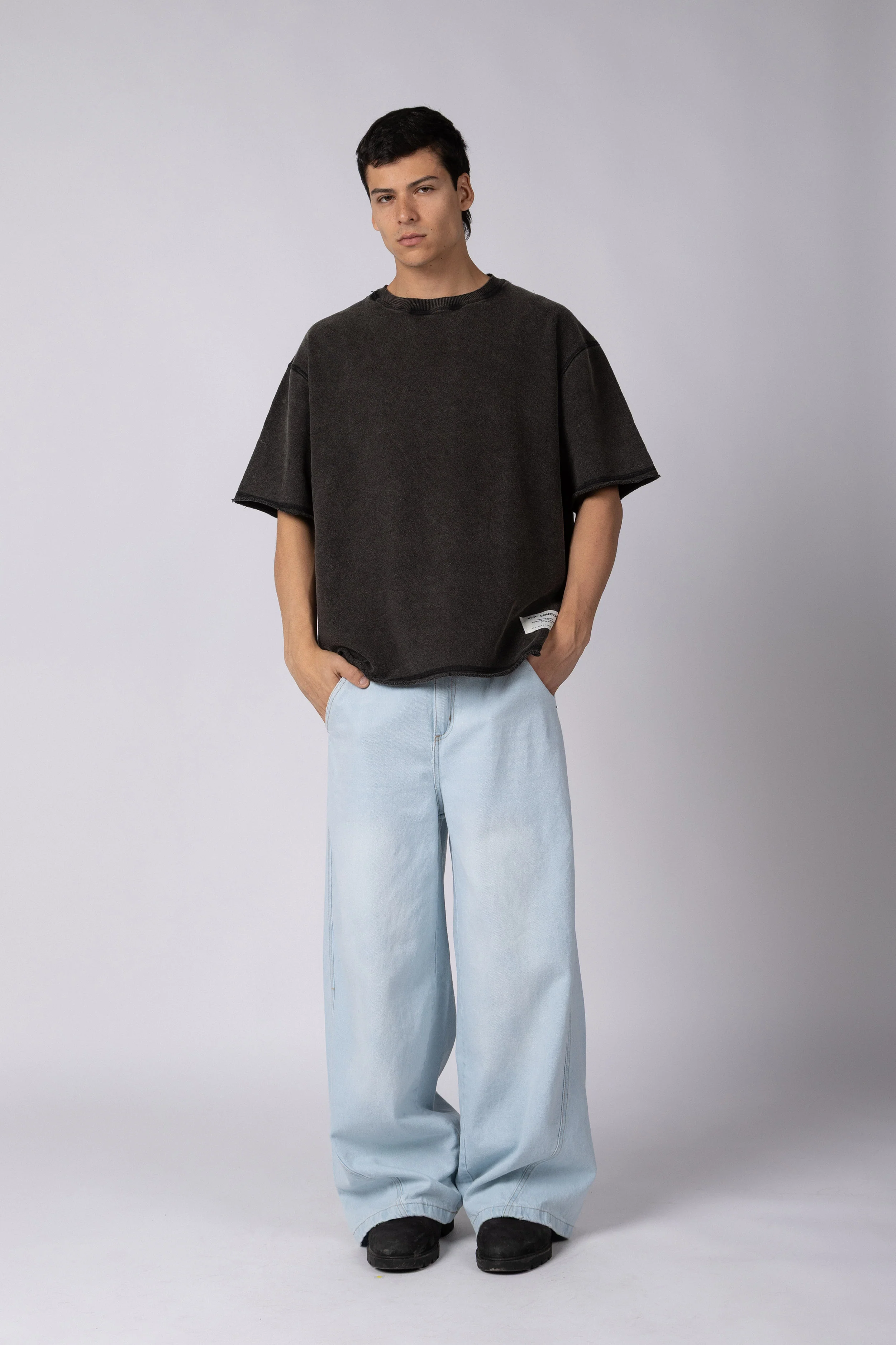 Jean Baggy Tronk Sky