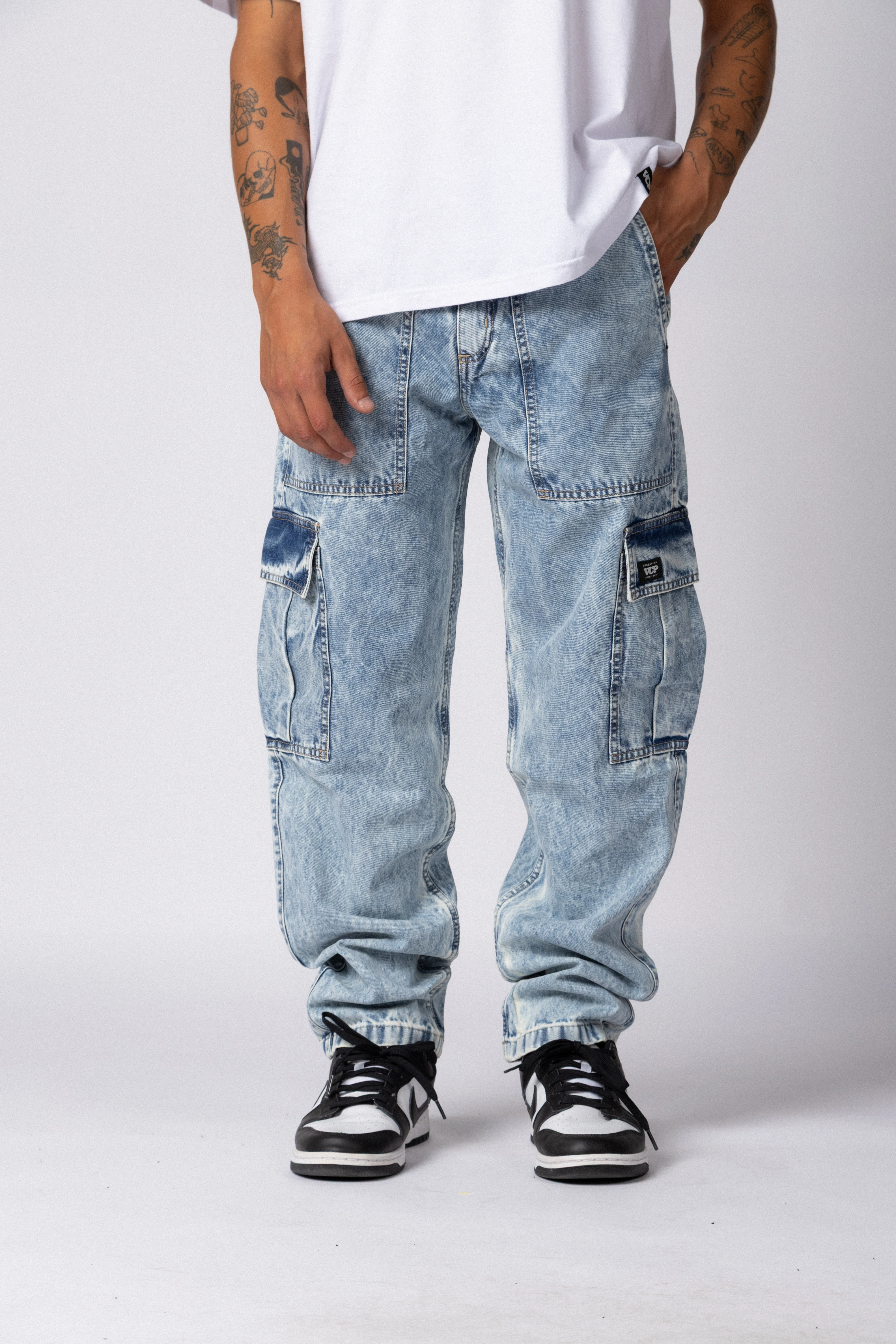 Jean Cargo Volt Snow Celeste - Image 3