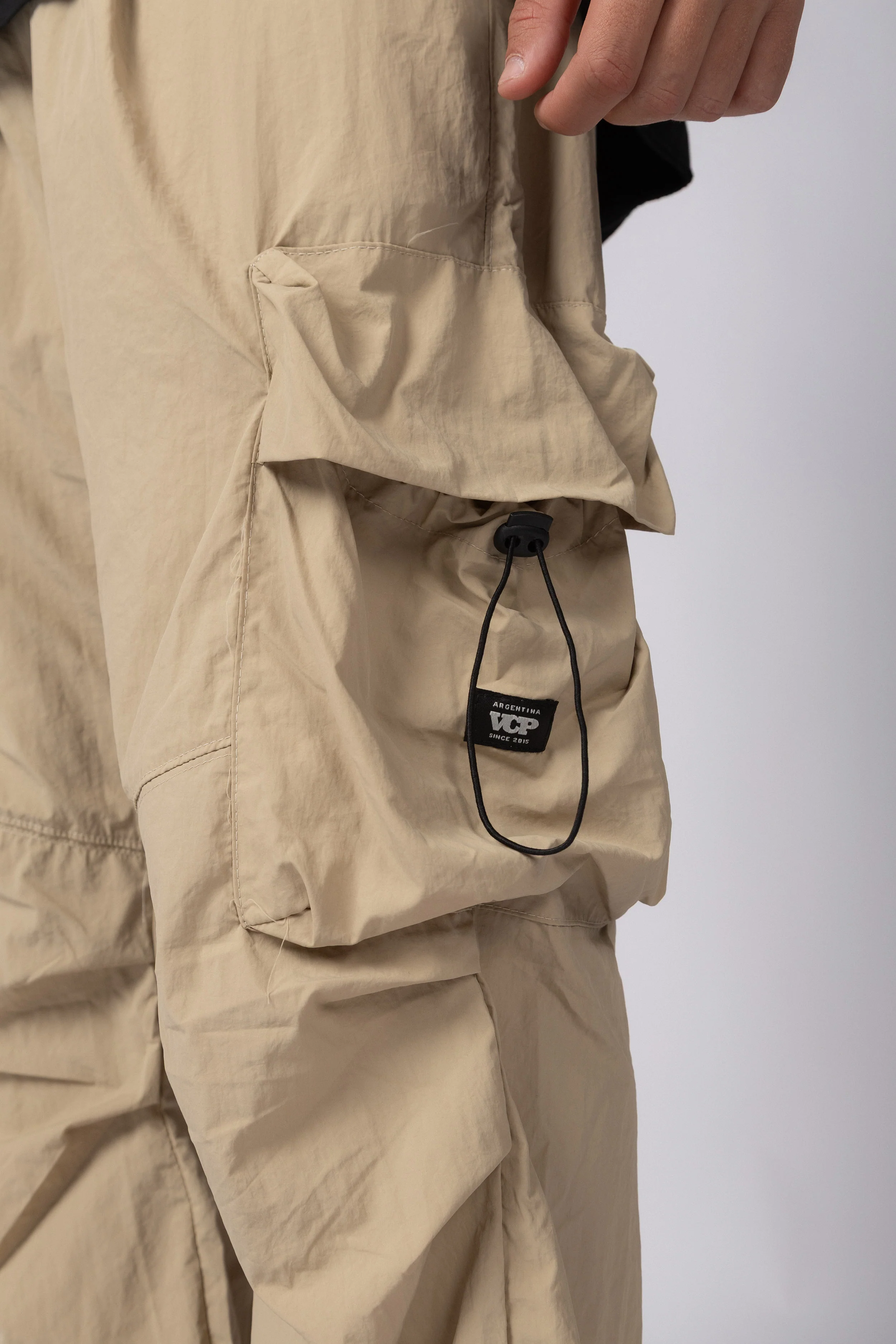 Pantalon Cargo Baggy Hardy Beige - Image 7