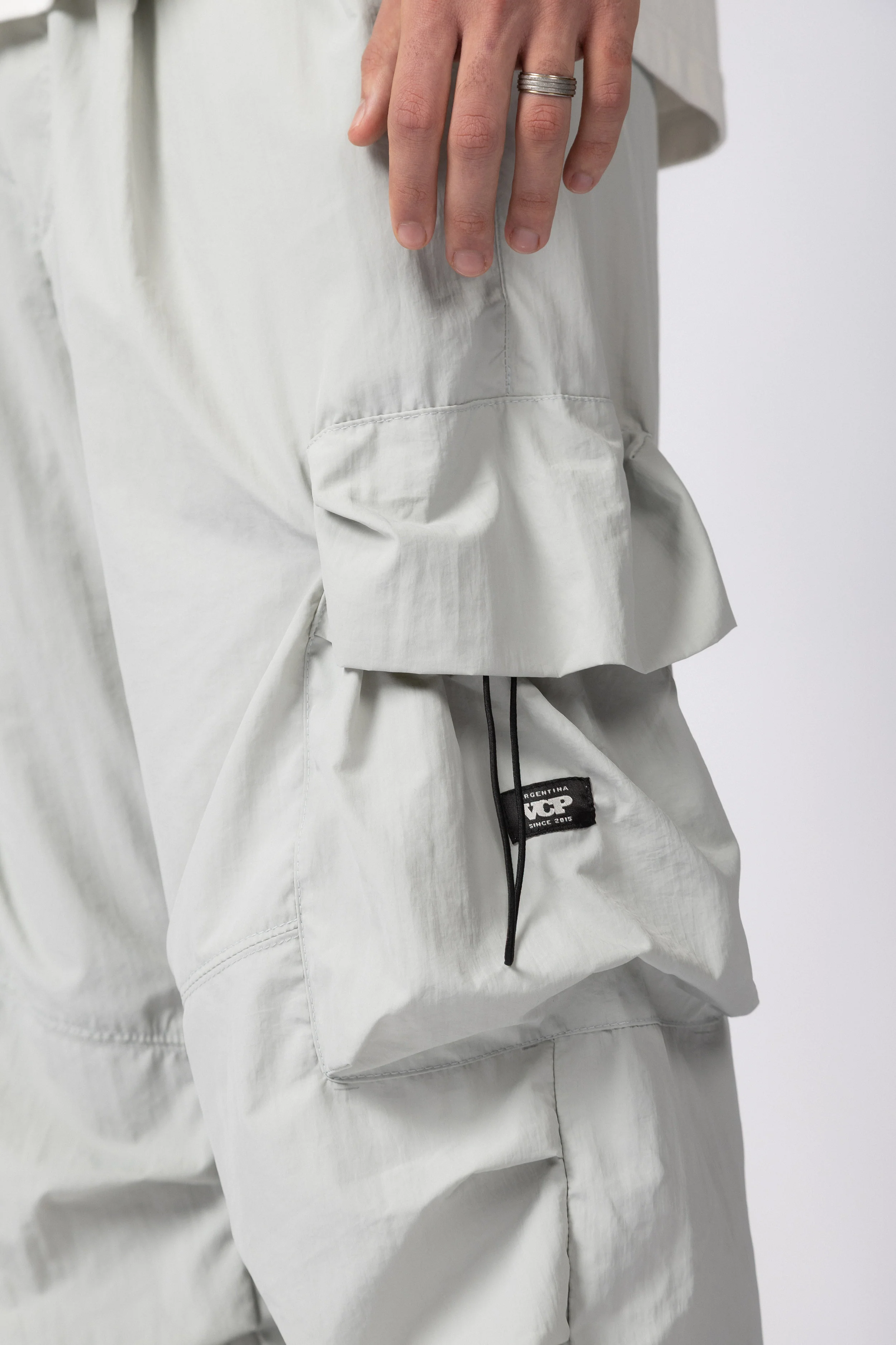 Pantalon Cargo Baggy Hardy Gris - Image 3