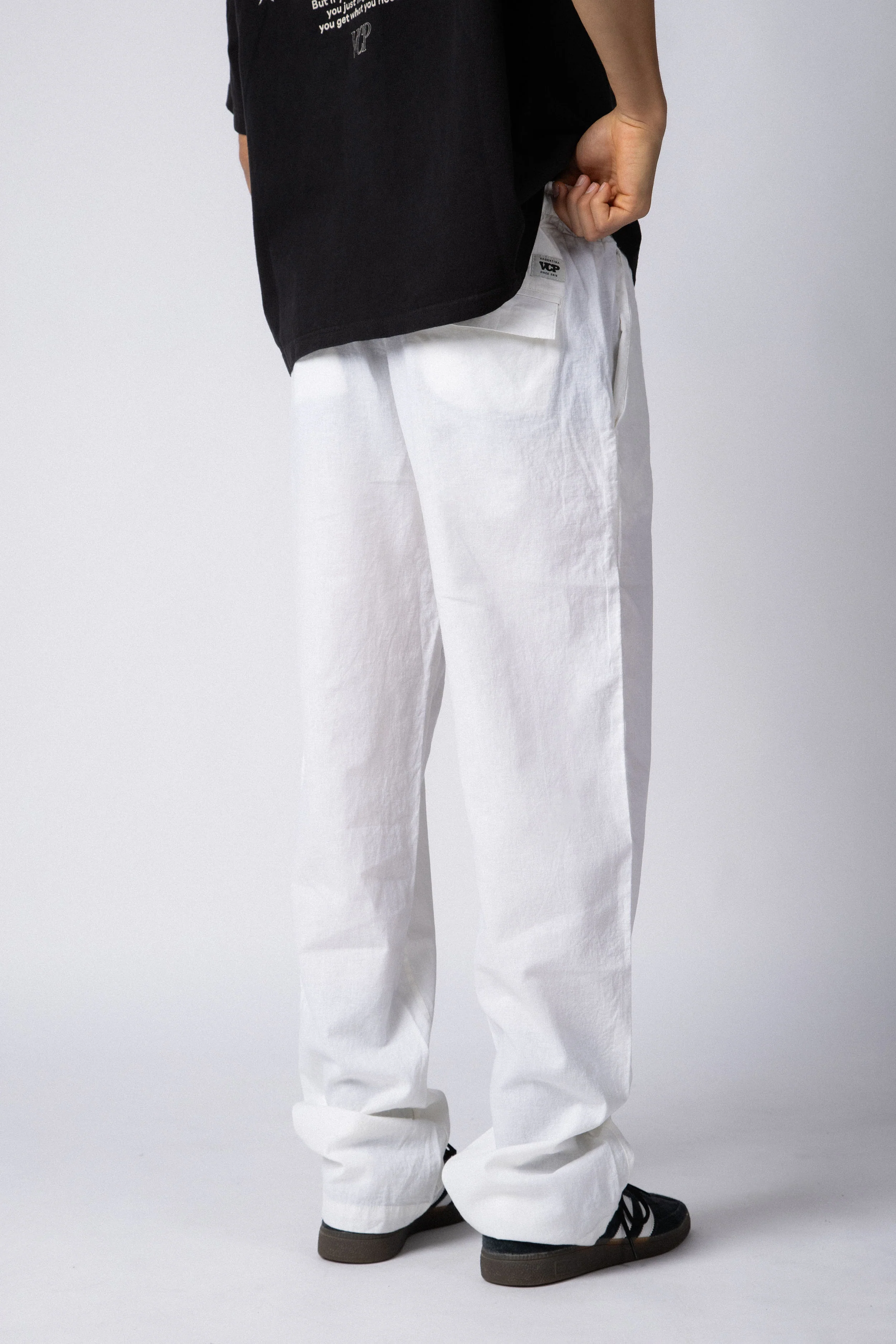 Pantalon Lino Taranis Blanco - Image 2