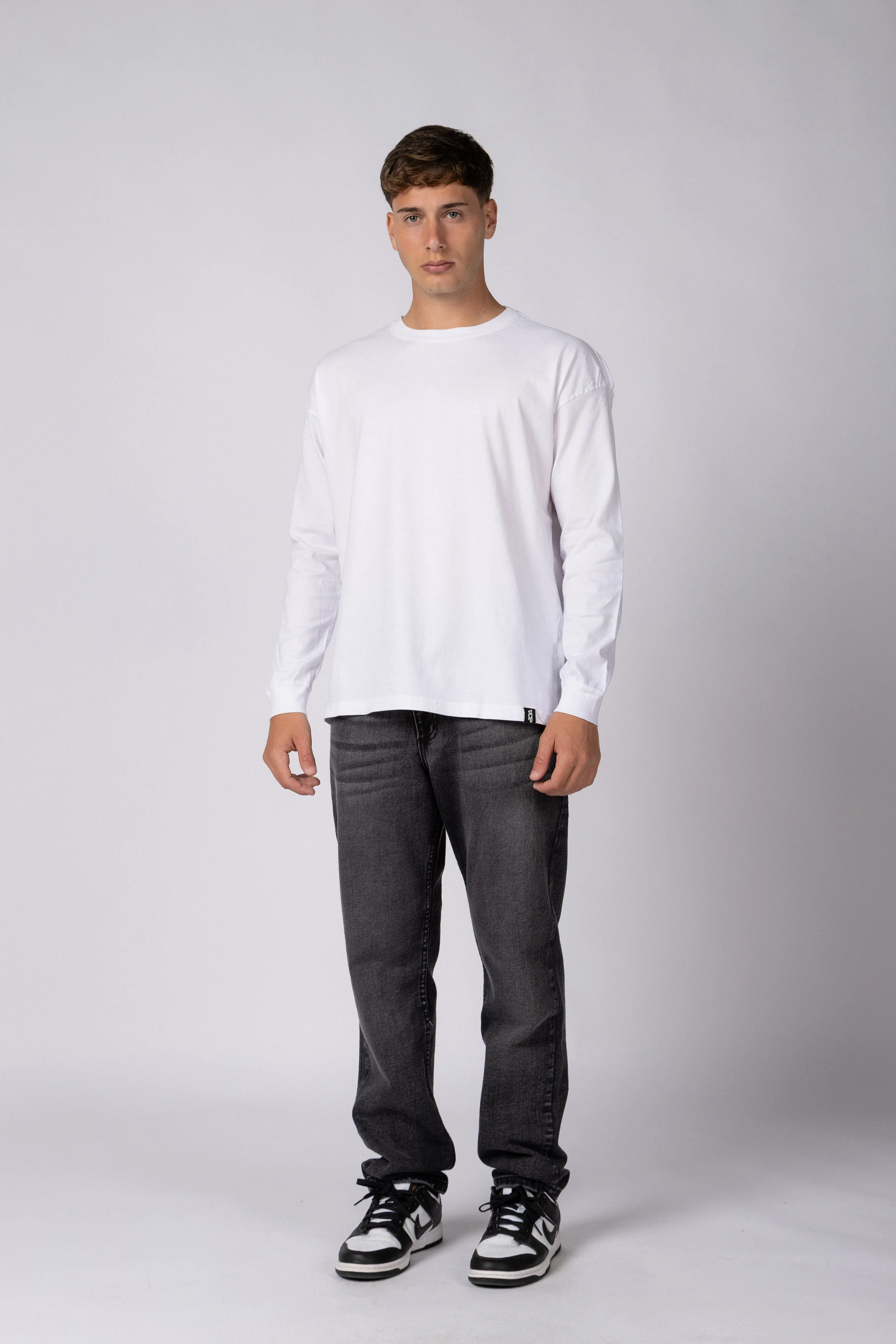 Remera Manga Larga Adam Blanca