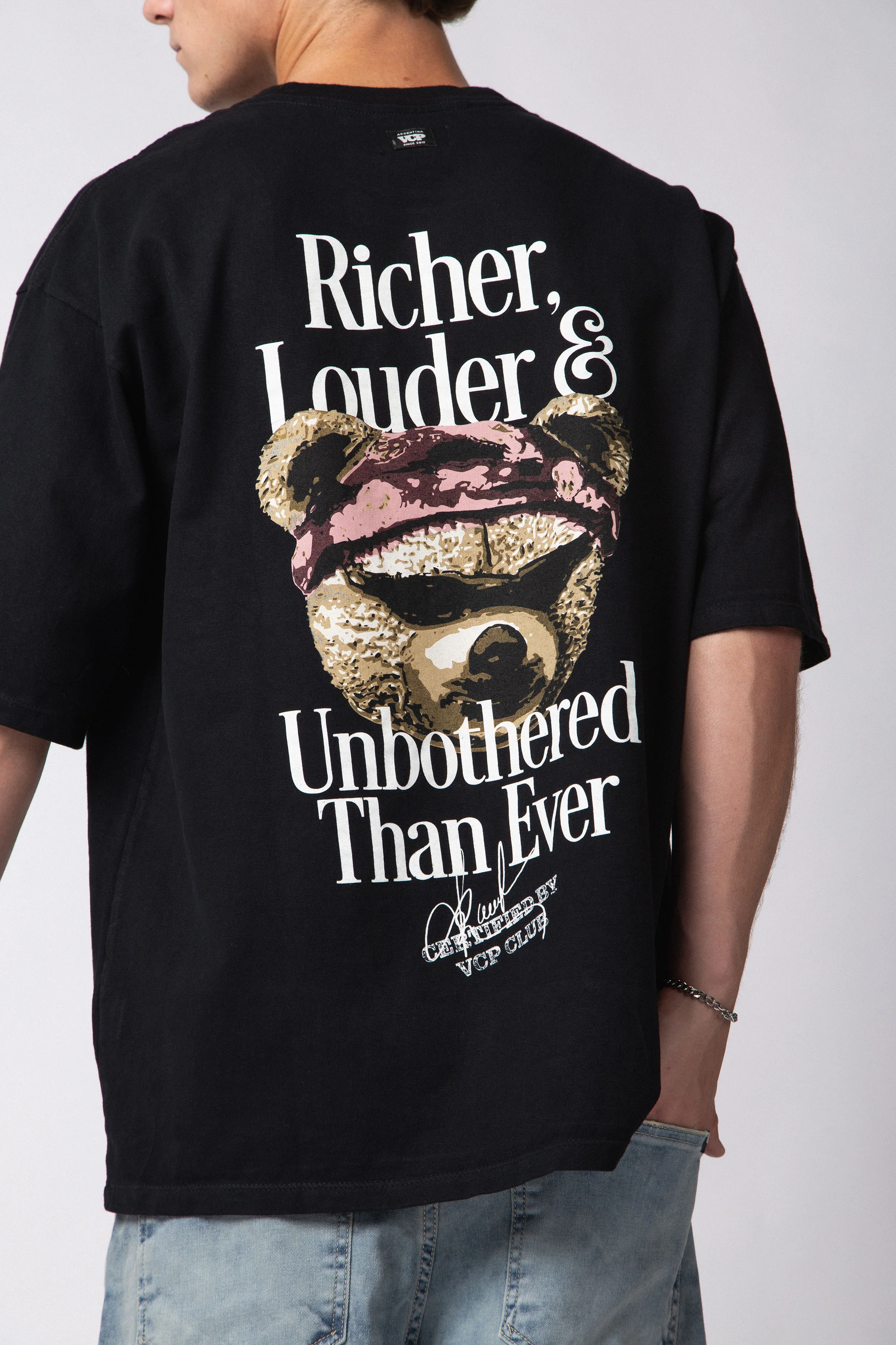 Remera Over Rhy Richer Negra - Image 6