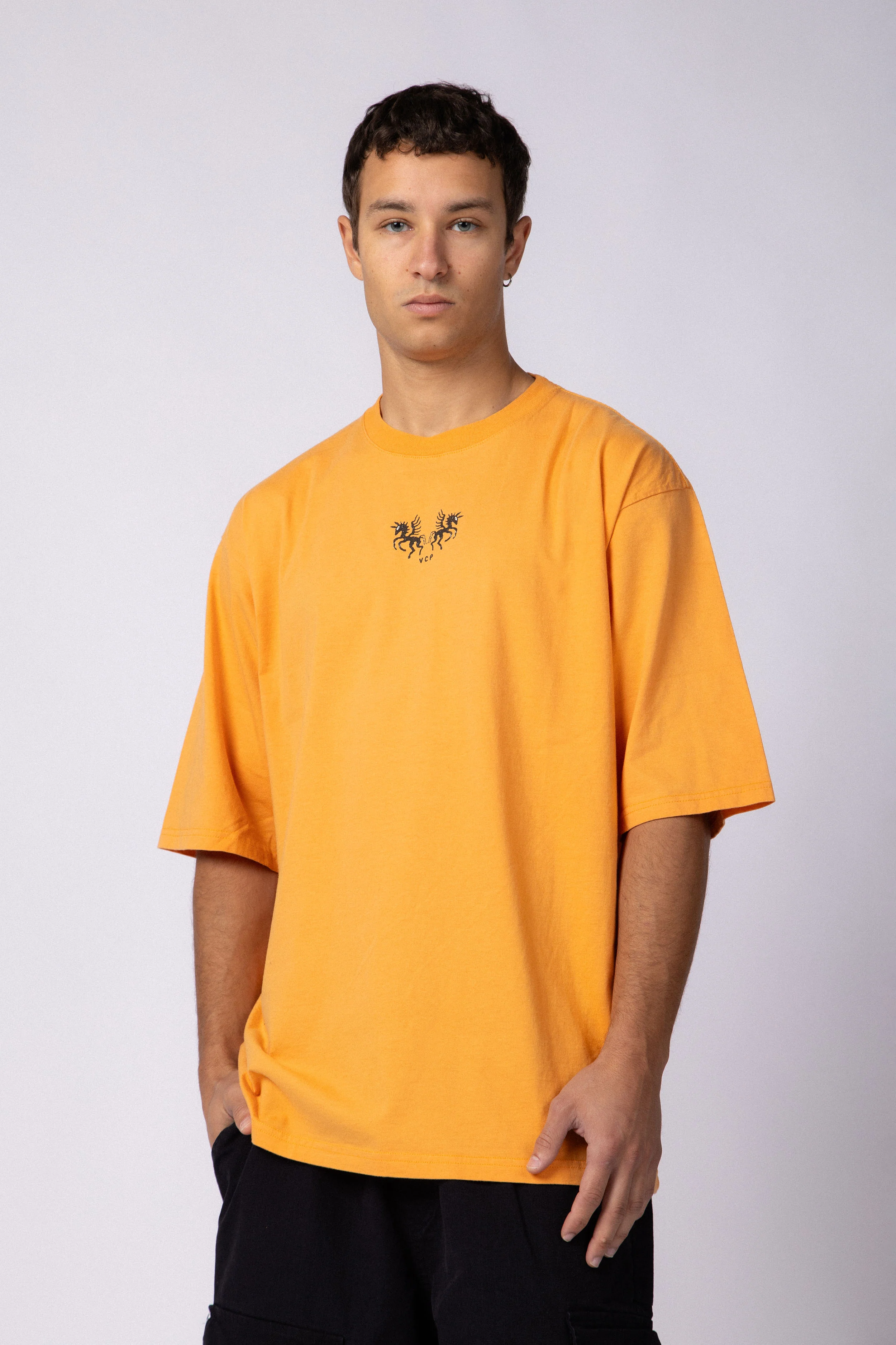 Remera Over Taz Horse Naranja - Image 5