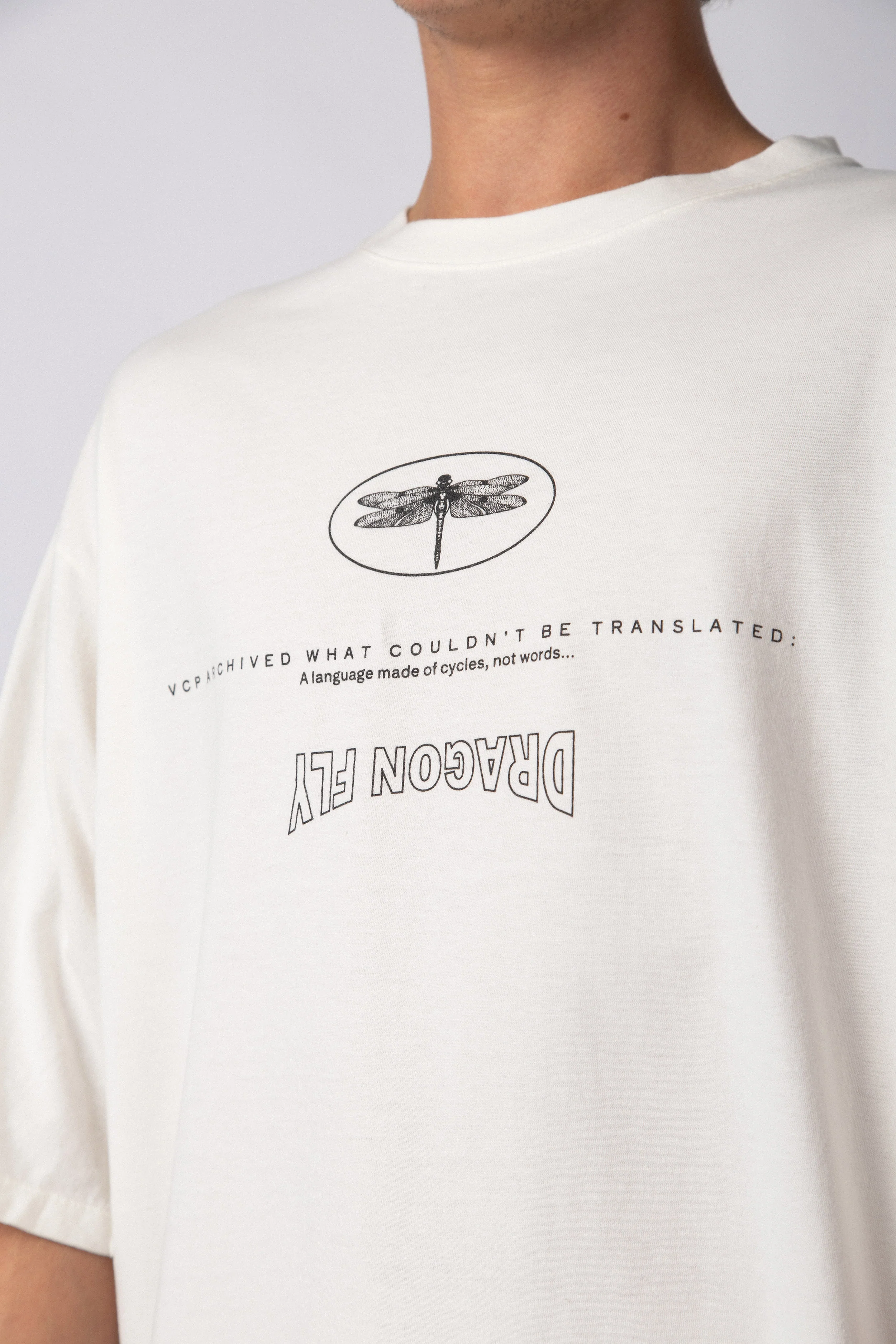 Remera Over Taz Wings Crudo - Image 3